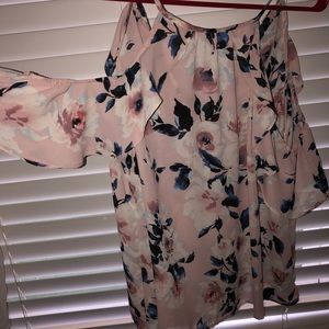 Boutique style floral shirt